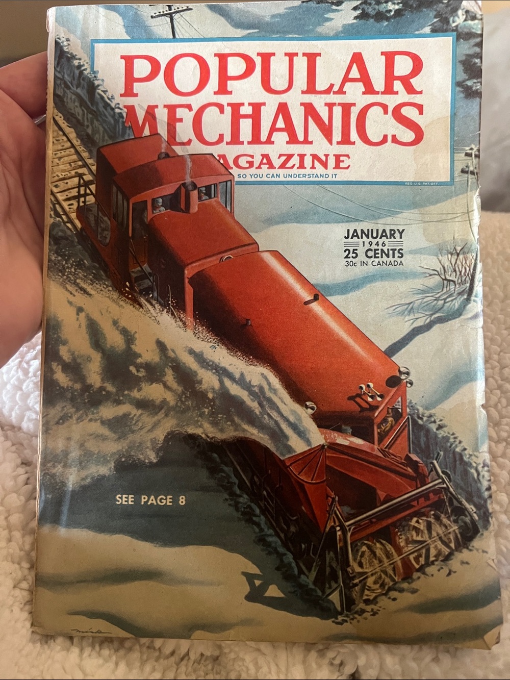 Popular Mechanics Magazine - Red Cover Illustration
January 1946